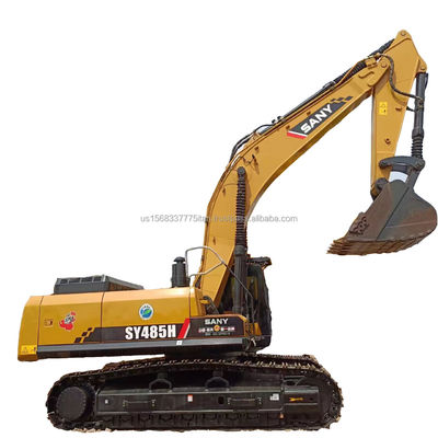 300kW SANY SY485H 발굴기, 우수한 상태와 48톤의 낮은 운용 무게