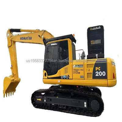20000kg 기계 무게 일본 원본 코마쓰 PC200 수압 크롤러 발굴기