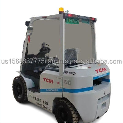 일본 시장 사용 된 중고용 TCM YGB 3톤 포크리프트 4500 KG 기계 무게
