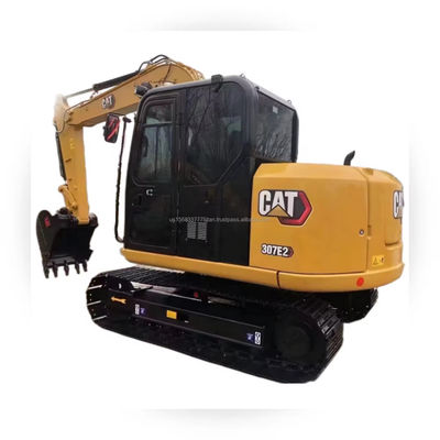 원형 수압 펌프 0.8m3 버킷 용량 일본 사용 된 CAT 307E2 크롤러 발굴기