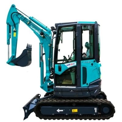 썬워드 SWE60E 6 톤 미니 발굴기에서 사용 된 Caterpillar 엔진과 현대 부품