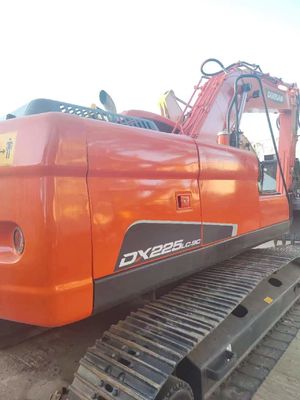 25톤 Doosan DX225LC 0~2000시간 작업량으로 사용된 크롤러 발굴기 좋은 상태