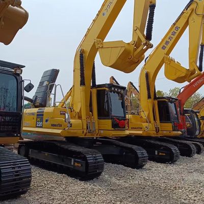 오리지널 코마쓰 PC220 발굴기 0~2000 시간 작업, 22000kg 기계 무게