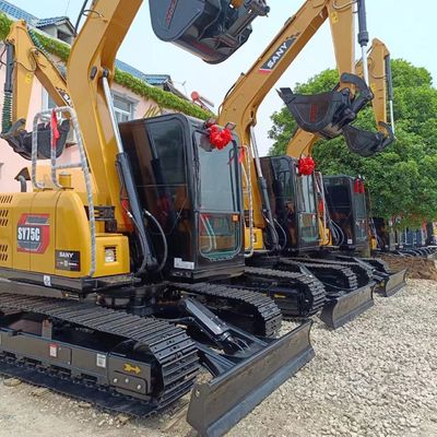 Sany SY75C 발굴기 0.32M3 버킷 용량과 우수한 작업 성능