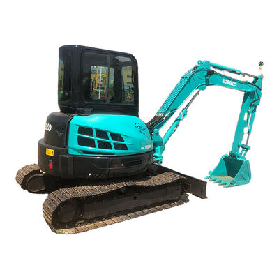 0.21M3 버킷 용량 사용 된 Kobelco SK55SR 크롤러 발굴기 / 원래 수압 밸브