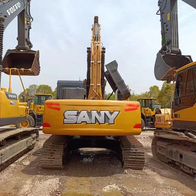 사용 된 Sany SY215C 215C 발굴기 원본 수압 실린더와 함께 21 톤 크롤러 발굴기
