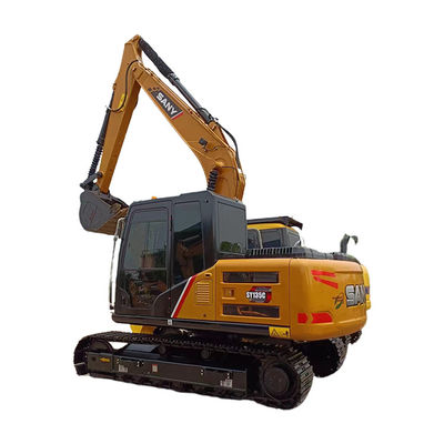 원본 수압 실린더와 함께 사용 된 Sany SY135C Pro 중고용 크롤러 발굴기