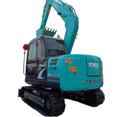 2016 일본에서 사용 된 Kobelco SK75-8 발굴기 / 원래 수압 크롤러 발굴기