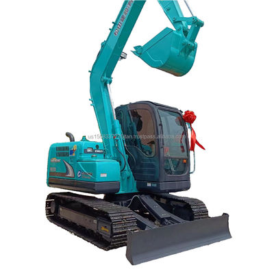일본에서 사용 된 Kobelco SK75-8 발굴기 원본 수압 밸브와 0.5M3 버킷