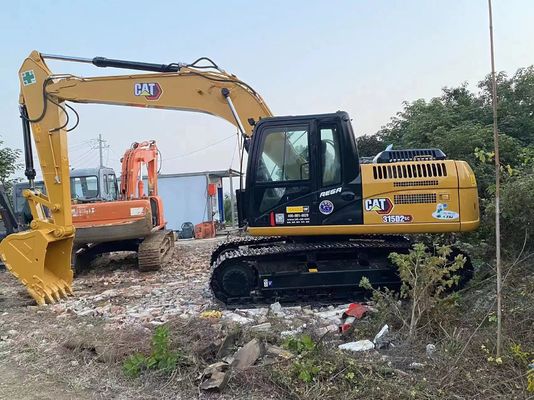 15TON 사용 된 발굴기 1 M3 버킷 용량 원형 수압 밸브 CAT 315 발굴기