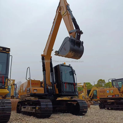 13500 KG SANY SY135C 우수한 성능과 좋은 상태를 가진 사용 된 발굴기
