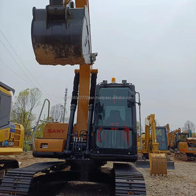 13500 KG SANY SY135C 우수한 성능과 좋은 상태를 가진 사용 된 발굴기