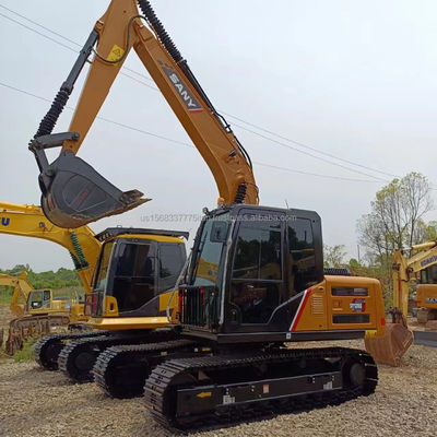 13500 KG SANY SY135C 우수한 성능과 좋은 상태를 가진 사용 된 발굴기