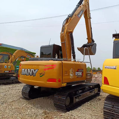 13500 KG SANY SY135C 우수한 성능과 좋은 상태를 가진 사용 된 발굴기