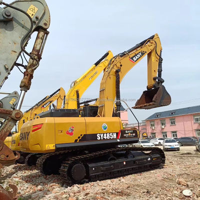 300kW SANY SY485H 발굴기, 우수한 상태와 48톤의 낮은 운용 무게