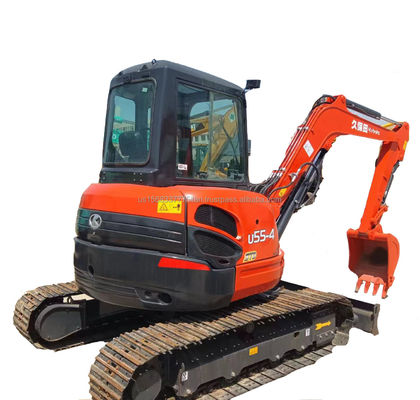 5.5톤 KUBOTA KXU55 미니 발굴기 2016년에 사용된 특징과 핵심 부품