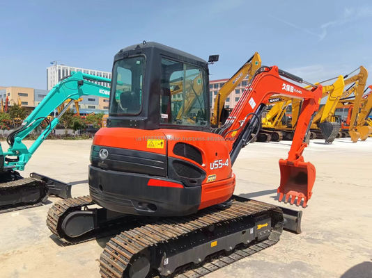 5.5톤 KUBOTA KXU55 미니 발굴기 2016년에 사용된 특징과 핵심 부품