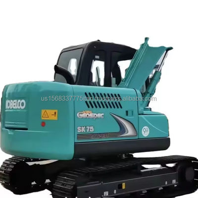 42kw Kobelco SK75-8 원본 수압 밸브와 함께 사용 된 수압 크롤러 발굴기