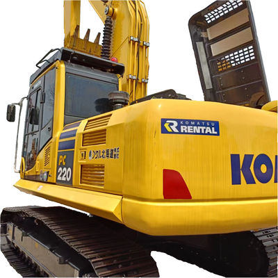 코마쓰 PC220 발굴기 22000 KG 기계 무게와 원본 수압 실린더