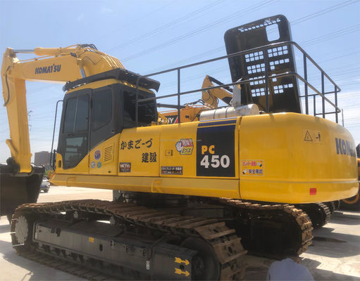 45톤 KOMATSU PC450-7 발굴기 원본 수압 밸브와 함께 큰 기계 사용