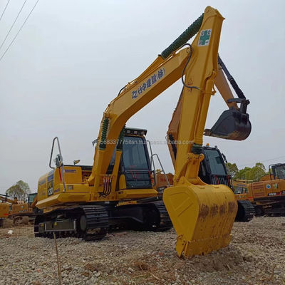 상하이에서 사용 된 13 톤 KOMATSU PC 130 발굴기 13000 KG 기계 무게