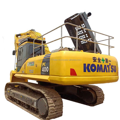 상하이에서 오리지널 수압 밸브와 함께 중고 코마쓰 PC400-7 발굴 기계