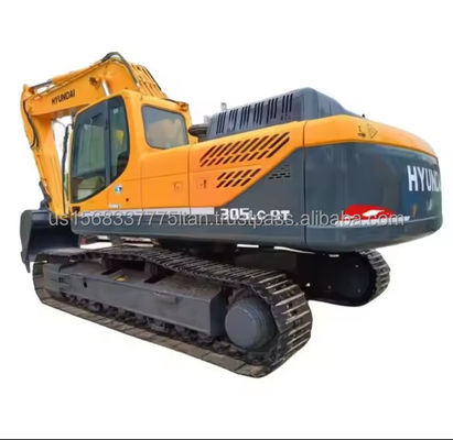 30톤 305 크롤러 발굴기 0-2000 작업 시간 한국에서 사용 된 현대 305LC-9T