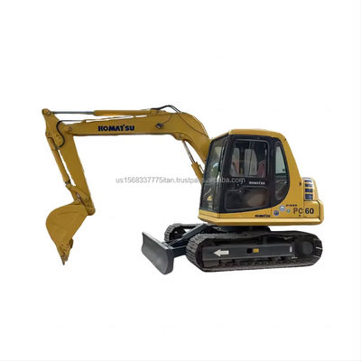 6TON 코마쓰 PC60 중장비 필요를 위해 사용 된 발굴기 크롤러
