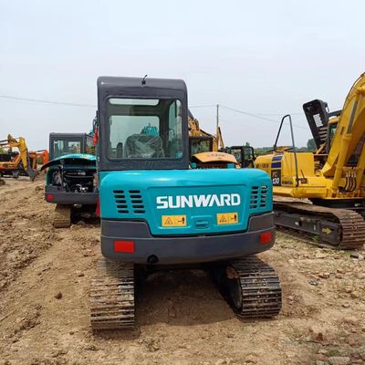 6TON 선워드 SWE 60E 수압 크롤러 배크호 중고용 미니 디버 기계