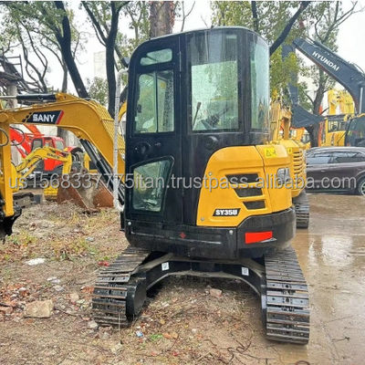 낮은 작업 시간 Sany SY35U 오리지널 수압 펌프와 ISUZU 엔진과 함께 미니 디버