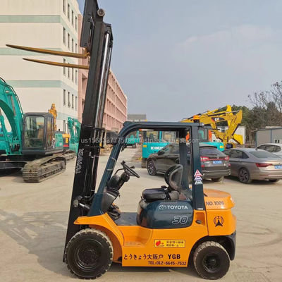 도요타 7F30 포크리프트 및 포크 길이 1000MM 무게 KG 3000 kg의 합리적인 사용 기계