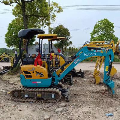 미니 KUBOTA KXU17 PLC 시스템을 갖춘 건설 재료 상점에서 사용되는 발굴기