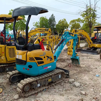 미니 KUBOTA KXU17 PLC 시스템을 갖춘 건설 재료 상점에서 사용되는 발굴기