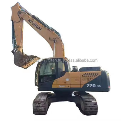 현대 220 모델 크롤러 발굴기 원형 수압 펌프 21900 KG 기계 무게