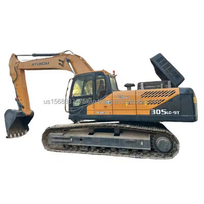 현대 305LC-9T 모델 30ton 305 크롤러 발굴기 사용 및 좋은 상태