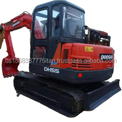 수압 건설 기계 좋은 성능의 중고 DOOSAN DH55 발굴기