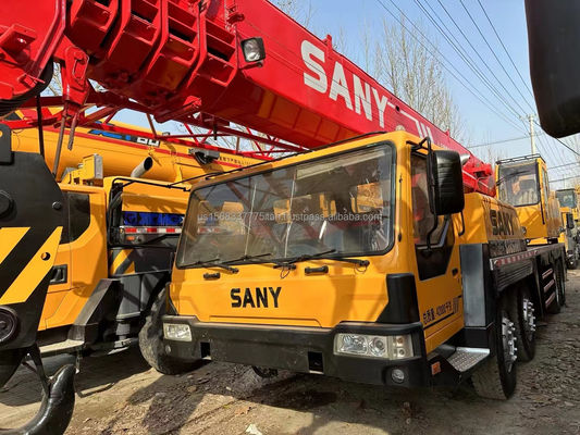 수압 실린더 SANY 사용 된 SANY 55 톤 크레인 우수한 성능 건설 기계