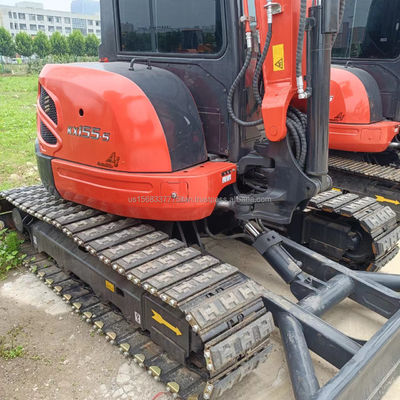KUBOTA KX155 발굴기 6TON 작동 무게와 원본 수압 펌프로 사용
