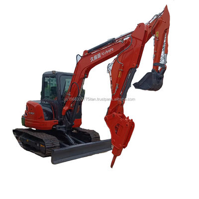 원본 수압 실린더 및 기능과 함께 저렴한 사용 된 KUBOTA KX163 발굴기
