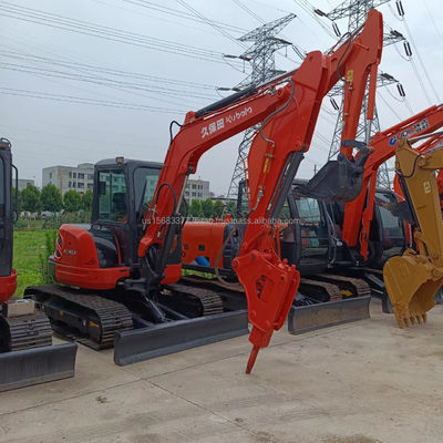 사용 된 KUBOTA KX163 발굴기 원본 수압 밸브와 6TON 운영 무게