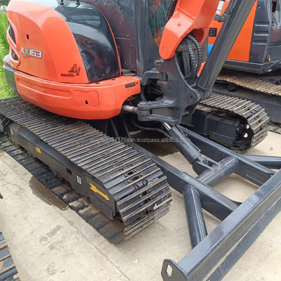 사용 된 KUBOTA KX163 발굴기 원본 수압 밸브와 6TON 운영 무게