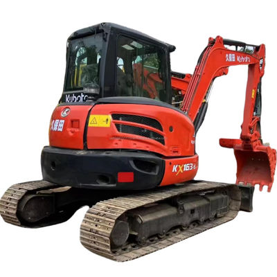 35.5 톤 수압 밸브 원본 사용 된 KUBOTA KX163 훌륭한 성능을 가진 발굴기