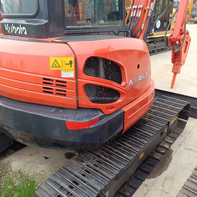 35.5 톤 수압 밸브 원본 사용 된 KUBOTA KX163 훌륭한 성능을 가진 발굴기