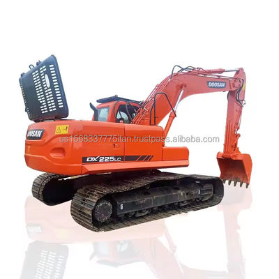 좋은 효율성 DOOSAN DH225 1.2M3 배구 용량과 낮은 작업 시간