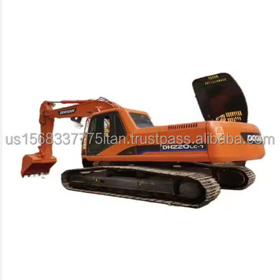 20 톤 Doosan DH220 크롤러 발굴기 0.5m3 버킷 용량 및 활성 기능