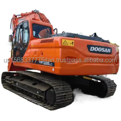 22.5톤 가동 무게 사용 된 Doosan Dx225 발굴기