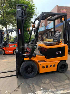 건축물 상점 Hangzhou H15 포크리프트 사용 기계 디젤 4.5 전체 차원