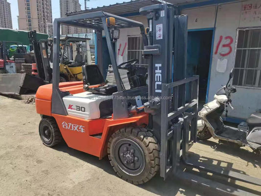포크리프트 헬리 K35 오리지널 최고 성능 사용 된 기계 디젤 3000kg 1000MM 포크 길이