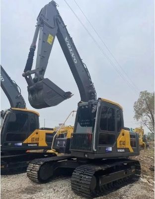 14000 KG 볼보 EC140 발굴기 사용 된 볼보 발굴기 낮은 작업 시간 0-2000