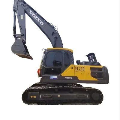 상하이 항구에서 원본 수압 밸브가 장착 된 2016 년 Volvo 210 사용 된 발굴기
